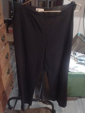 Coldwater Creek Black Wide-Leg Women's Pants